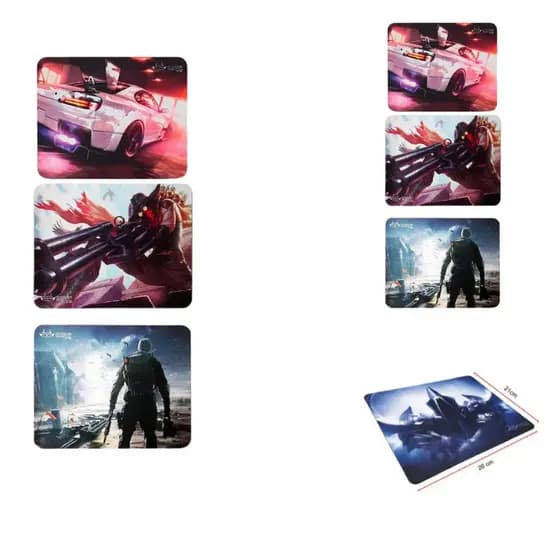 Mouse Pad Escritório Jogo Gamer Personalizado Estampado 30x25 Mousepad Emborrachado