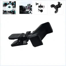 Suporte Celular GPS Veicular Carro Universal Automóvel Saída Ar Grampo Ajustável 360°