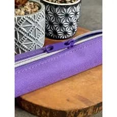 Estojo Escolar Basic 24cm Liso  com Gancho