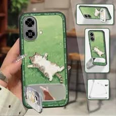 Capa De Telefone Com Espelho De Maquiagem À Prova De Choque Para ZTE Blade A36E Macia Durável Envoltório Completo Remend