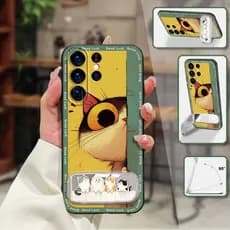 Bolsa De Telefone Capa Fofa Para Samsung Galaxy S26 Ultra TPU Pano Patch Macia Envoltório Completo Resistente À Sujeira