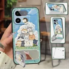 Capa Traseira De Desenho Animado Para OPPO Realme16 Pro Pelúcia Anti-Poeira Bonito À Prova De Choque knock Silicone Envo