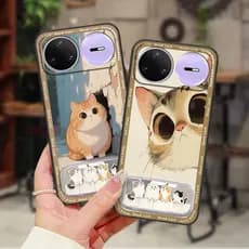 Capa De Telefone Anti-Poeira Bordada Para Huawei Nova15 Pro Espelho De Maquiagem 3D Suporte De Silicone knock TPU Protet
