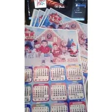 kit 15 unidades calendário tamanho a4