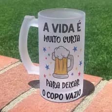 CAneca de chopp com nome foto ou o que quiser ( personalizada )