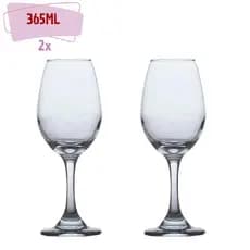 kit 2 Taça de Vinho Resistente Degustação Vinho tinto 365ml