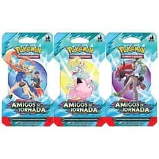 Blister Pacote Cartas Pokémon Escarlate e Violeta 9 Amigos de Jornada Copag