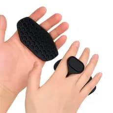 Luva Para Treino De Academia Protetor De Pegada Silicone Suporte De Borracha Luva Musculação Crossfit