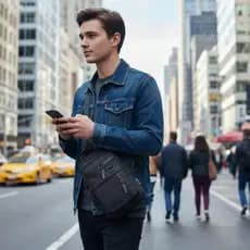 Bolsa Tiracolo Pochete Fitness Com Entrada Usb Novo