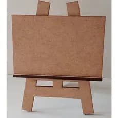 30 Mini Cavalete 13 CM Em Mdf Cru 3mm Decoração Artesanato festas