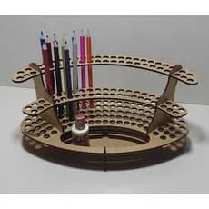 Organizador de Lapis e/ou Canetas porta lapis de cor de mdf