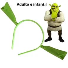 Tiara Shrek adulto e infantil  - Arco Shrek infantil- Tiara Sherek ogro adulto