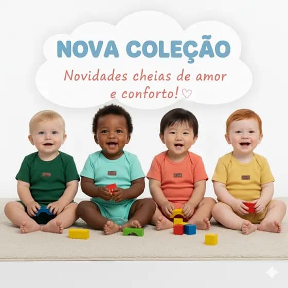 Conjunto Canelado Algodão  Body Bebê Manga Curta e Shorts Verão  Menino Menina P ao GG