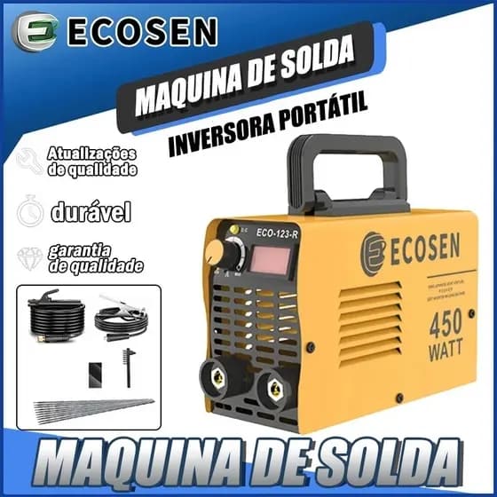 Maquina De Solda Inversora Portátil  220volts - Painel Digital 220v