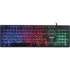 Teclado Gamer Kross com Fio, Membrana Njord USB, LED - KE-KG105 Preto