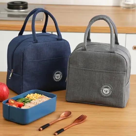 Lancheira Bolsa Térmica Lisa Quente Frio Fitness Alimento Marmita Marmiteira Alça Estampa