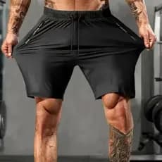 Shorts Elásticos Masculinos Esportes Academia- Leve e confortavel Alta Elasticidade