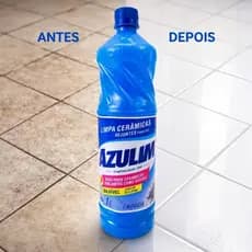 Azulim Limpa Cerâmica e Rejunte 1L Lavanda Original Remove Manchas Piso Encardido