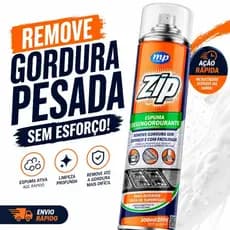 Espuma Desengordurante Multiuso Zip 300ml – Remove Gordura Pesada do Fogão, Coifa, Azulejo e Superfícies