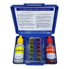 Kit Estojo Teste Medidor De Cloro E Ph Água De Piscina -