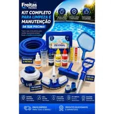 KIT LIMPEZA ACESSÓRIOS PARA LIMPEZA E MANUTENÇÃO PISCINA