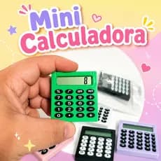 Mini Calculadora Fofa Pequena de bolso Portátil Diversas Cores