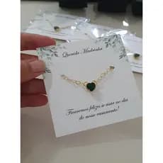 4 a 8 Pulseira Madrinha Folheada a Ouro