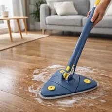Mop Giratório 360° Triangular Limpeza Prática Multiuso