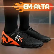 Chuteira Masculino Futsal Profissional – Lançamento com Solado Costurado e Estilo Esportivo -RK03