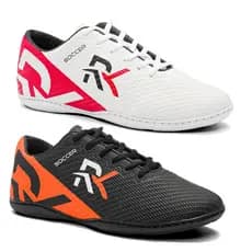 Kit 2 Chuteiras Masculina Futsal Esportiva Com Solado Costurado Super Confortável - Rk03