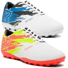 Kit 2 Chuteiras Society Esportiva RK Com Solado Costurado Super Confortável Linha Premium  - RK02