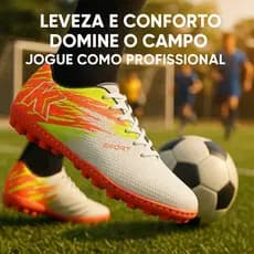 Chuteira Society Esportiva Conforto e Estilo - RK02