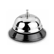 Campainha Sino De Mesa Balcão Recepção Hotel Comercio De Metal Promoção Envio Rápido