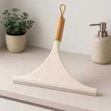 Rodinho De Pia Ecológico Com Cabo De Bambu 24x23cm Rodo De Cozinha Premium
