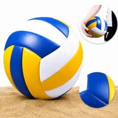 Bola De Vôlei Profissional 22cm PVC Costurada Para Quadra Praia E Lazer