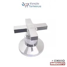Acabamento Cruzeta C24 Cromada para registros e cheveiros