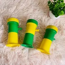 KIT 3 Unid Corneta Vuvuzela Brasil Verde e Amarela Barulho Festa Futebol Torcida Aniversário Copa