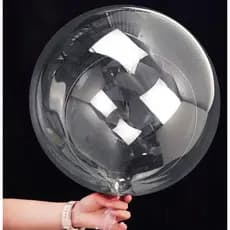 Kit 10/20 ou 50 Un Balão Bubble BoBo 18/24 Polegadas Cristal Festa Balão Bolha Transparente Bola