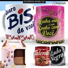 Caneca Páscoa Xicara Porcelana Personalizada Chocolate Coelho Sonho de Valsa Bom Bom de 325ml
