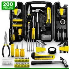 Mala de Ferramentas Ideal Para Presente De Natal 200 Peças - Titanium