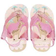 Chinelo Infantil Feminina Com Elastico Ludico