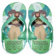 Chinelo Infantil Com Elastico Menino Pimpolho