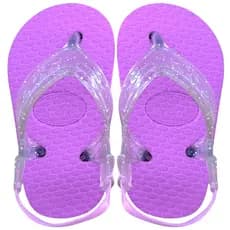 Chinelo Com Elástico Bebê Infantil Feminina Bebê Cegonha