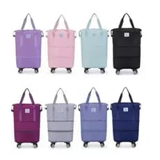 Bolsa de viagem dobrável com 4 rodinhas bolsa saco impermeável grande capacidade