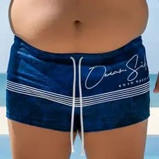 Sunga Masculina Boxer Plus Size Com Forro Estampas Moda Natação Verão Praia Piscina Envio Imediato