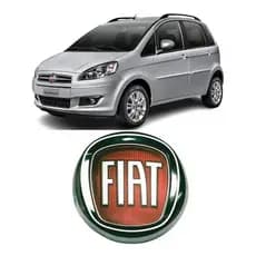 Emblema Logo Grade Dianteira Fiat Idea Adventure 2014 Verm