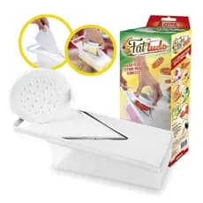 Fatiador de Tomate Legumes Keita Protetor de Mãos Regulador de Espessura do Corte Recipiente Coletor