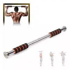 Barra Flexão Fixa De Porta Apoio Regulável 60 a 100cm Para Exercícios - Envio 24hrs!