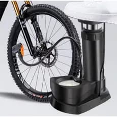 Bomba de Ar Manual com Manômetro Pedal Pressão Para Bolas Bike Moto - Envio 24Hrs!