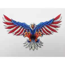 Adesivo Aguia Americana usa 25x15cm a prova d água ALTA QUALIDADE E DURABILIADADE
